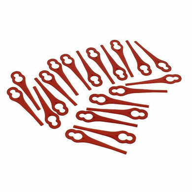 20 Strimmer Plastic Blades for Bosch Accutrim Easy Trim Art26 (BQ026)