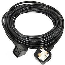Compatible for Numatic Black Cable with 3-pin Connector (12m)
