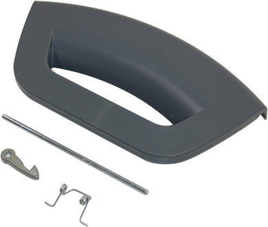 Compatible Hotpoint Washing Machine Door Handle Kit Graphite Grey