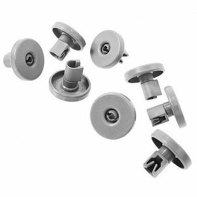 Compatible Zanussi AEG Electrolux 40mm Dishwasher Lower Basket Wheels (pack of 8)