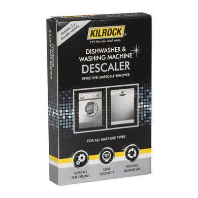 Genuine Kilrock Dishwasher & Washing Machine Descaler (3x50g)