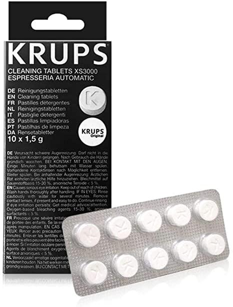 Genuine Krups XS3000 Cleaning Tablets (10 Pack)