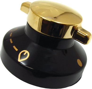 Genuine Stoves Gas Hob Control Knob Gold Black
