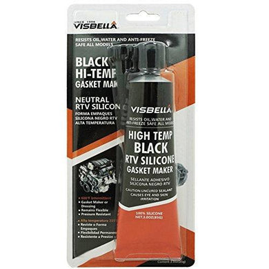 Genuine Visabella Black RTV Silicone High Temperature Gasket Maker (85g)