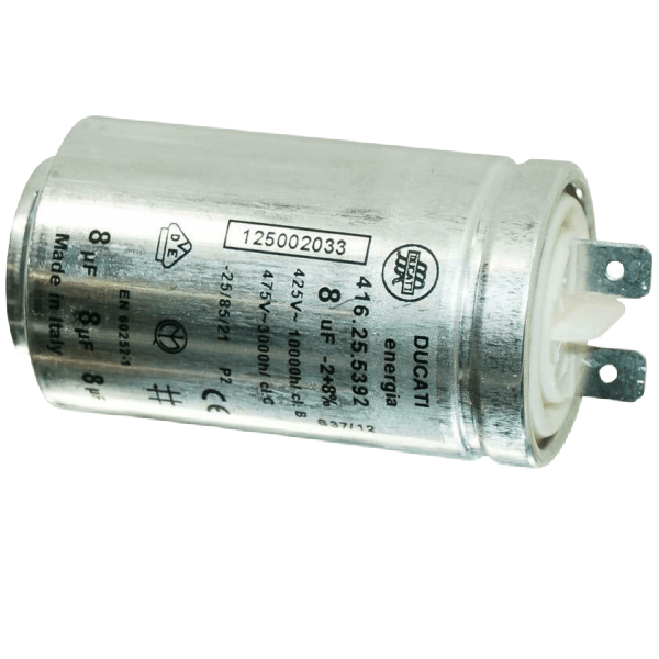 Genuine Zanussi Electrolux Tumble Dryer Capacitor 8uF 125002033 Ducati 416.25.5392